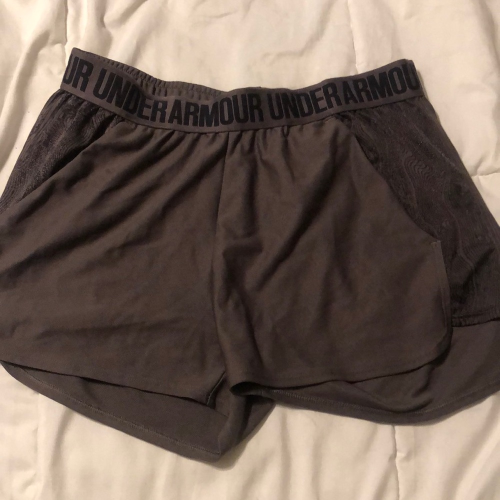 Purple grey Under Armour shorts. Size medium